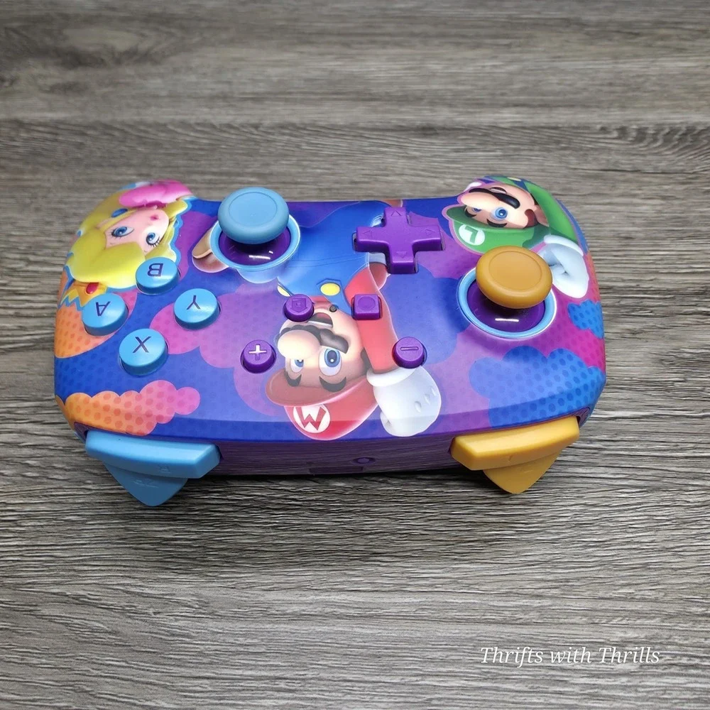 PowerA Enhanced Wireless Controller - Nintendo Switch 1 & 2 - Mario Color Splash
